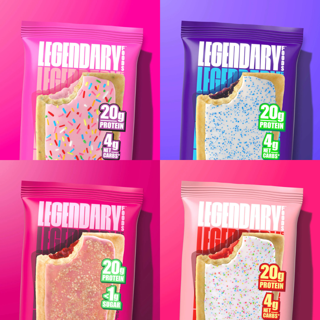 Legendary Protein Pastries – Fruity Favorites Pack – 8 Count (3 Flavors)