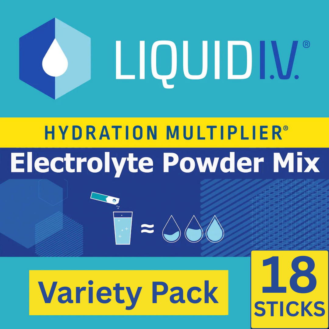 Liquid IV Hydration Multiplier - Summer Variety Pack - 6 Flavors, 18 Sticks
