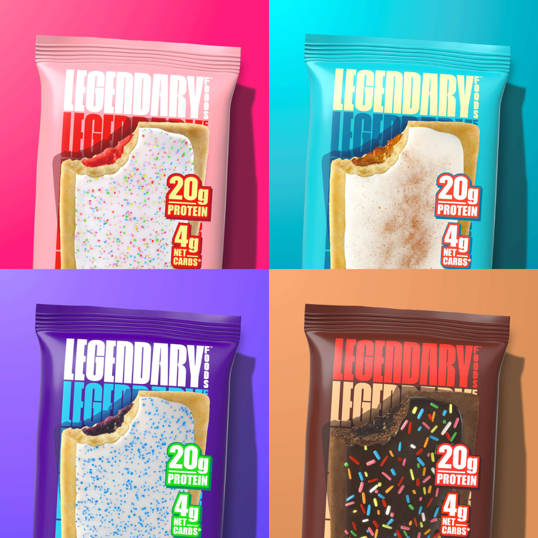 Legendary Protein Pastries – Top Flavors Pack – 8 Count (3 Flavors)