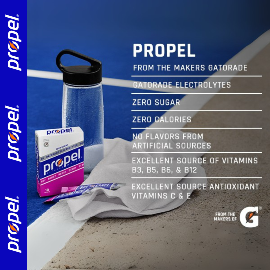 Propel Electrolyte Powder Sticks – All-Star Variety Pack – 20 Count (5 Flavors)