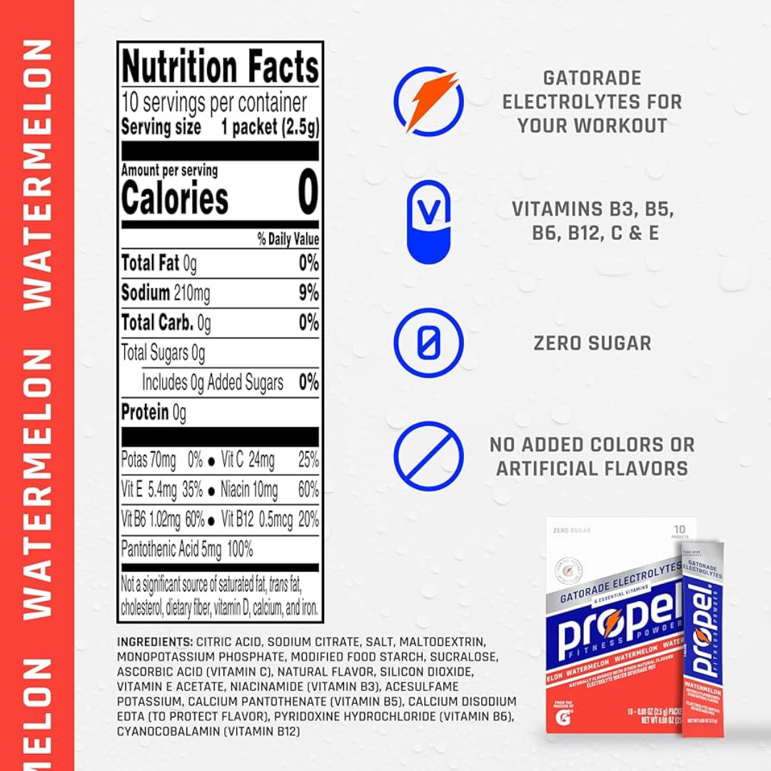 Propel Electrolyte Powder - Watermelon - Single Stick