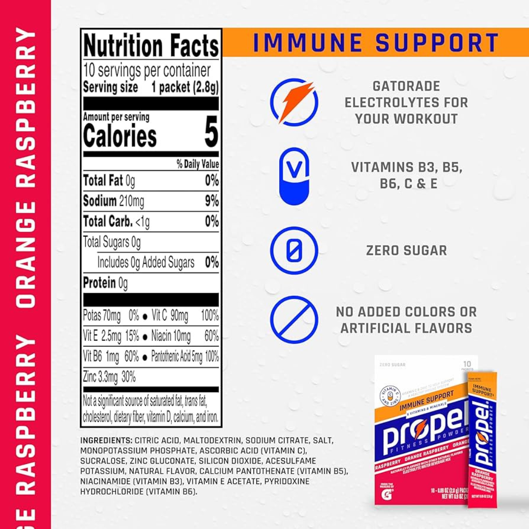 Propel Electrolyte Powder - Orange Raspberry - Single Stick