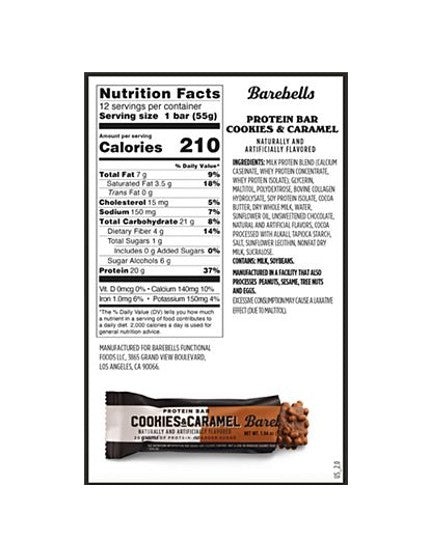 Barebells - Cookies & Caramel (Single Bar)