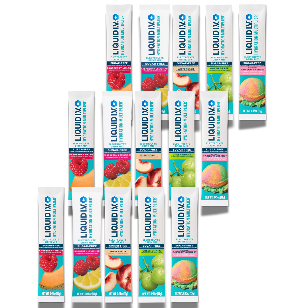 Liquid IV Sugar Free – Fruit Stand Variety Pack – 15 Sticks, 5 Flavors