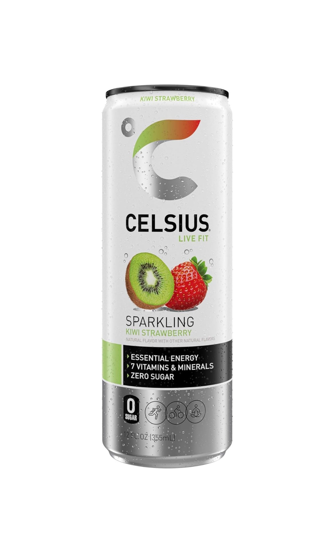 Celsius Sparkling Energy Drink - Kiwi Strawberry (12 oz)
