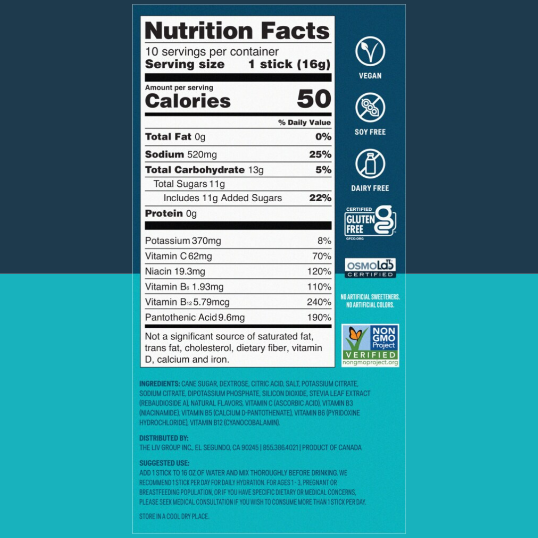 Liquid IV Hydration Multiplier - Firecracker Popsicle - Single Stick