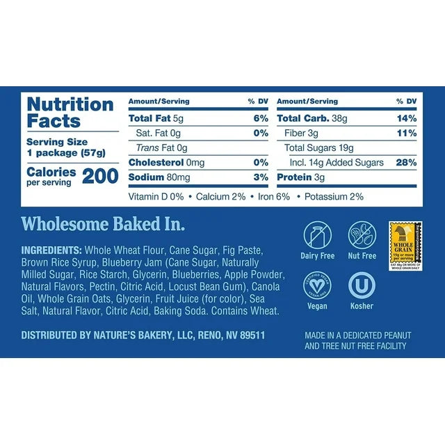Nature’s Bakery Fig Bars – 6 Box Variety Pack – 6 Flavors, 36 Twin Packs