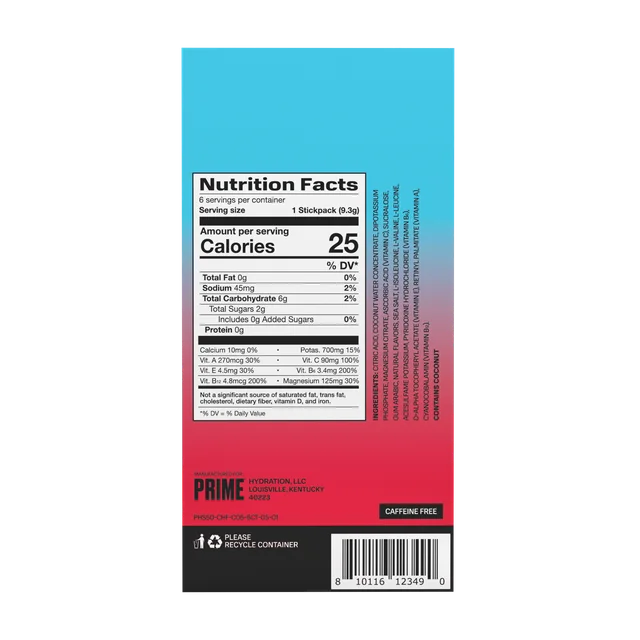 Prime Hydration Sticks - Cherry Freeze