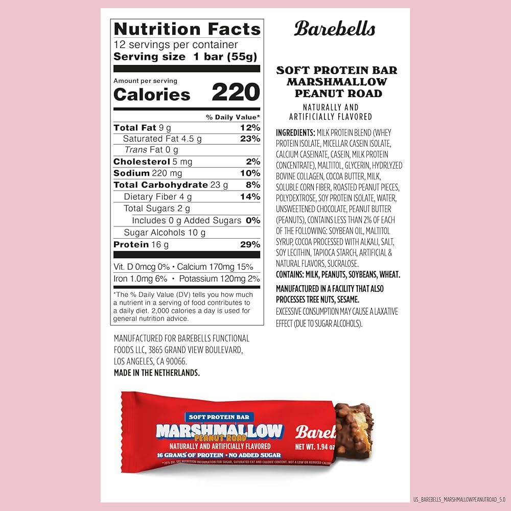 Barebells - Marshmallow Rocky Road (Single Bar)