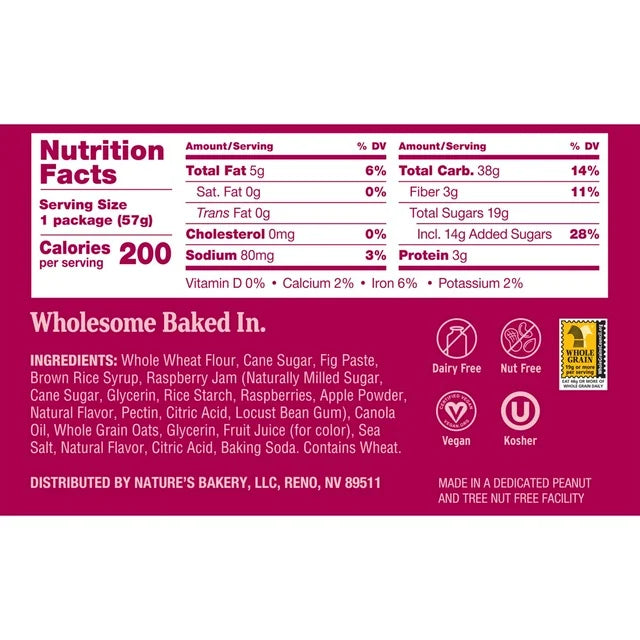 Nature’s Bakery Fig Bars – 6 Box Variety Pack – 6 Flavors, 36 Twin Packs