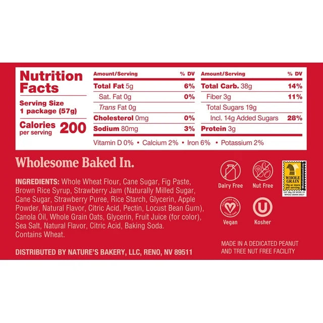 Nature’s Bakery Fig Bars – 6 Box Variety Pack – 6 Flavors, 36 Twin Packs