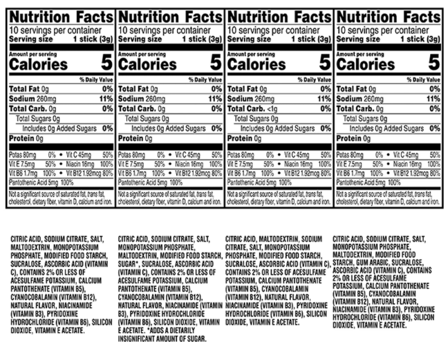 Propel Electrolyte Powder Sticks – 40 Count (4 Flavors)