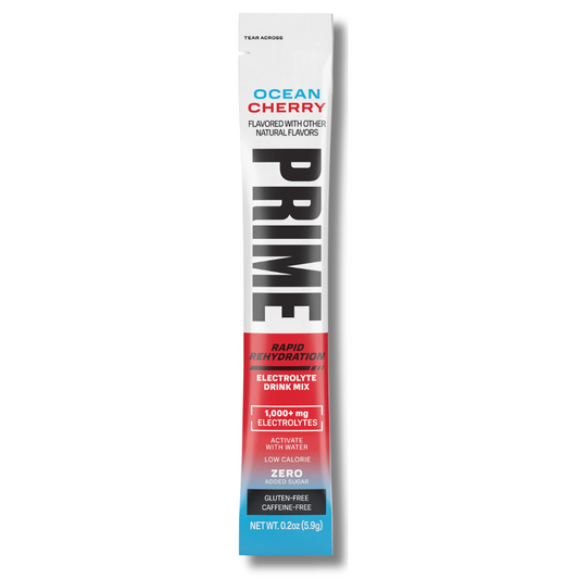 Prime Rapid Rehydration Electrolyte Stick - Ocean Cherry - Single Stick