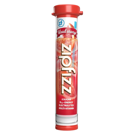 Zipfizz Energy Drink Mix Powder - Blood Orange - Single Tube