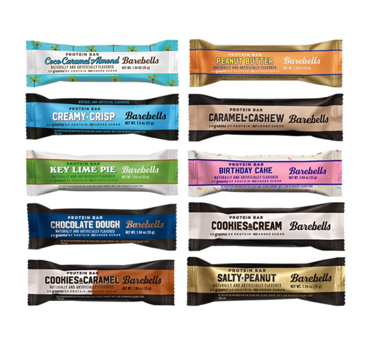 Barebells Protein Bars – Signature Flavor Variety Pack – 10 Bars, 10 Flavors
