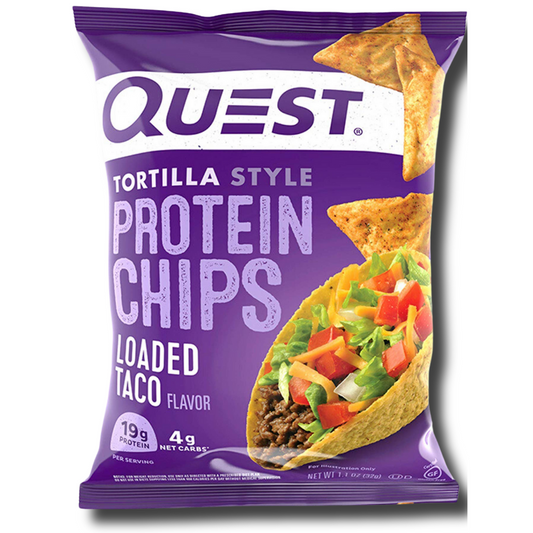 Quest Protein Chips - Loaded Taco - Single Bag