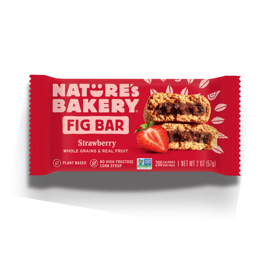 Nature’s Bakery Whole Wheat Fig Bar – Strawberry – Single Bar