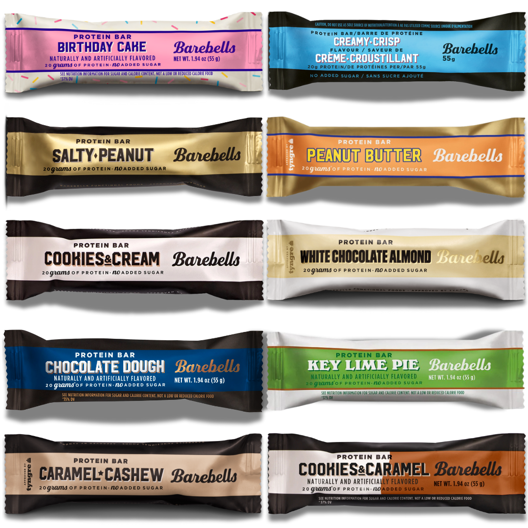 Barebells Protein Bars – Signature Flavor Variety Pack – 10 Bars, 10 Flavors