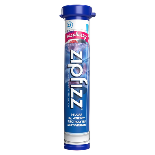 Zipfizz Energy Drink Mix Powder - Blue Raspberry - Single Tube