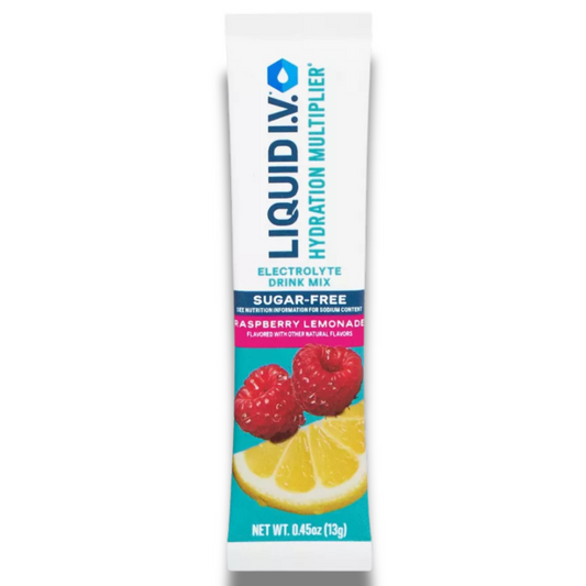 Liquid IV Hydration Multiplier Sugar Free - Raspberry Lemonade - Single Stick