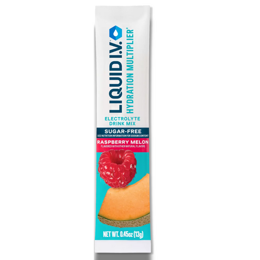 Liquid IV Hydration Multiplier Sugar Free  -  Raspberry Melon - Single Stick