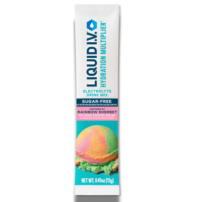 Liquid IV Hydration Multiplier Sugar Free - Rainbow Sherbert - Single Stick