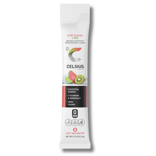 Celsius Energy Powder Drink Mix - Kiwi Guava Lime