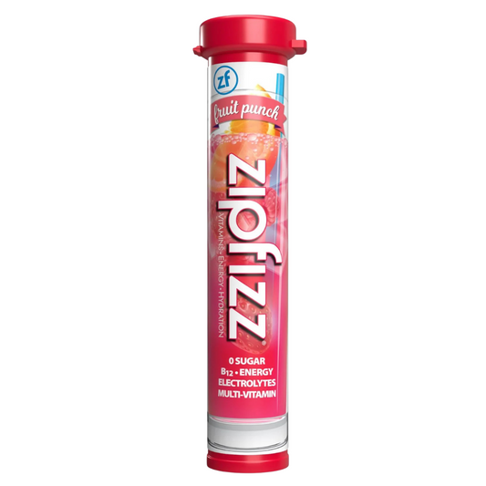Zipfizz Energy Drink Mix Powder - Fruit Punch - Single Tube