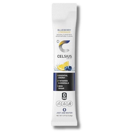 Celsius Energy Powder Drink Mix - Blueberry Lemonade
