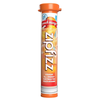 Zipfizz Energy Drink Mix Powder - Peach Mango - Single Tube