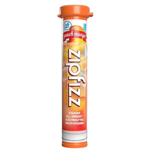Zipfizz Energy Drink Mix Powder - Peach Mango - Single Tube