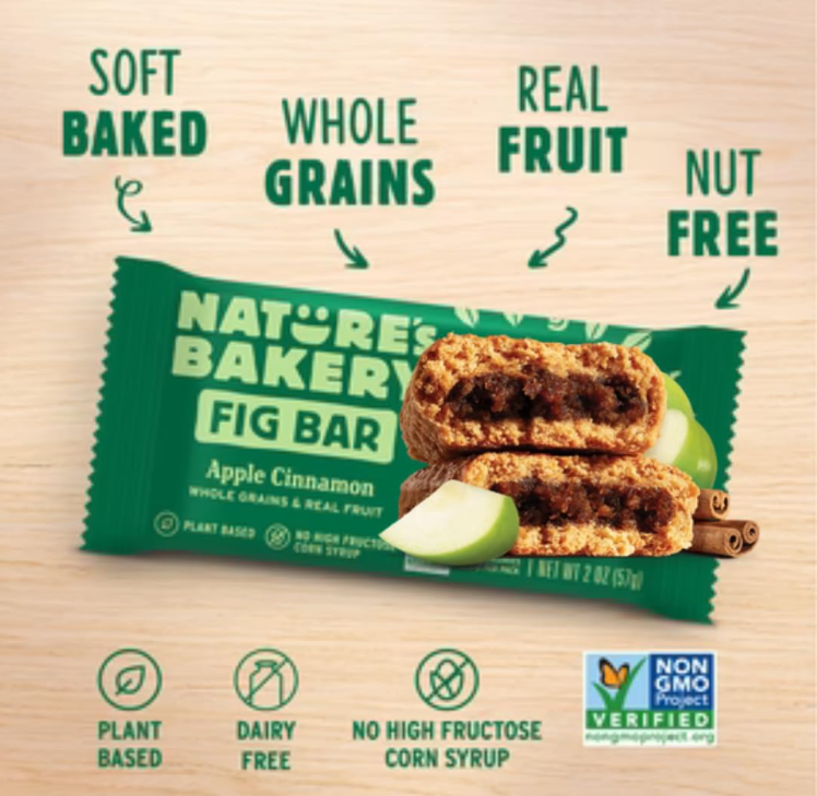 Nature’s Bakery Whole Wheat Fig Bars – Real Fruit Variety Pack – 36 Twin Packs, 9 Flavors