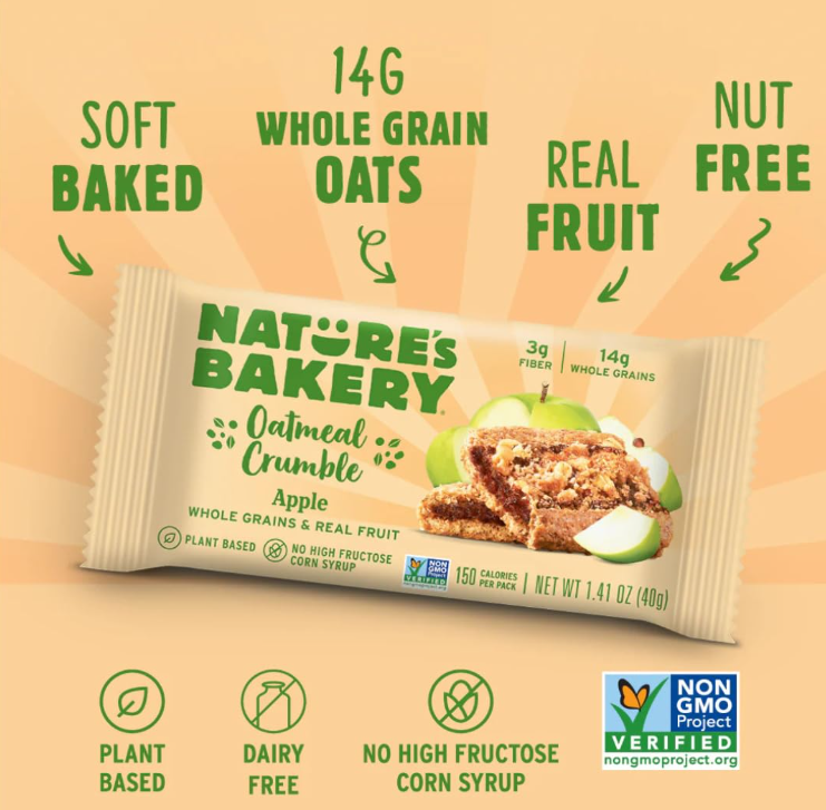 Nature’s Bakery Whole Wheat Fig Bars – Real Fruit Variety Pack – 36 Twin Packs, 9 Flavors