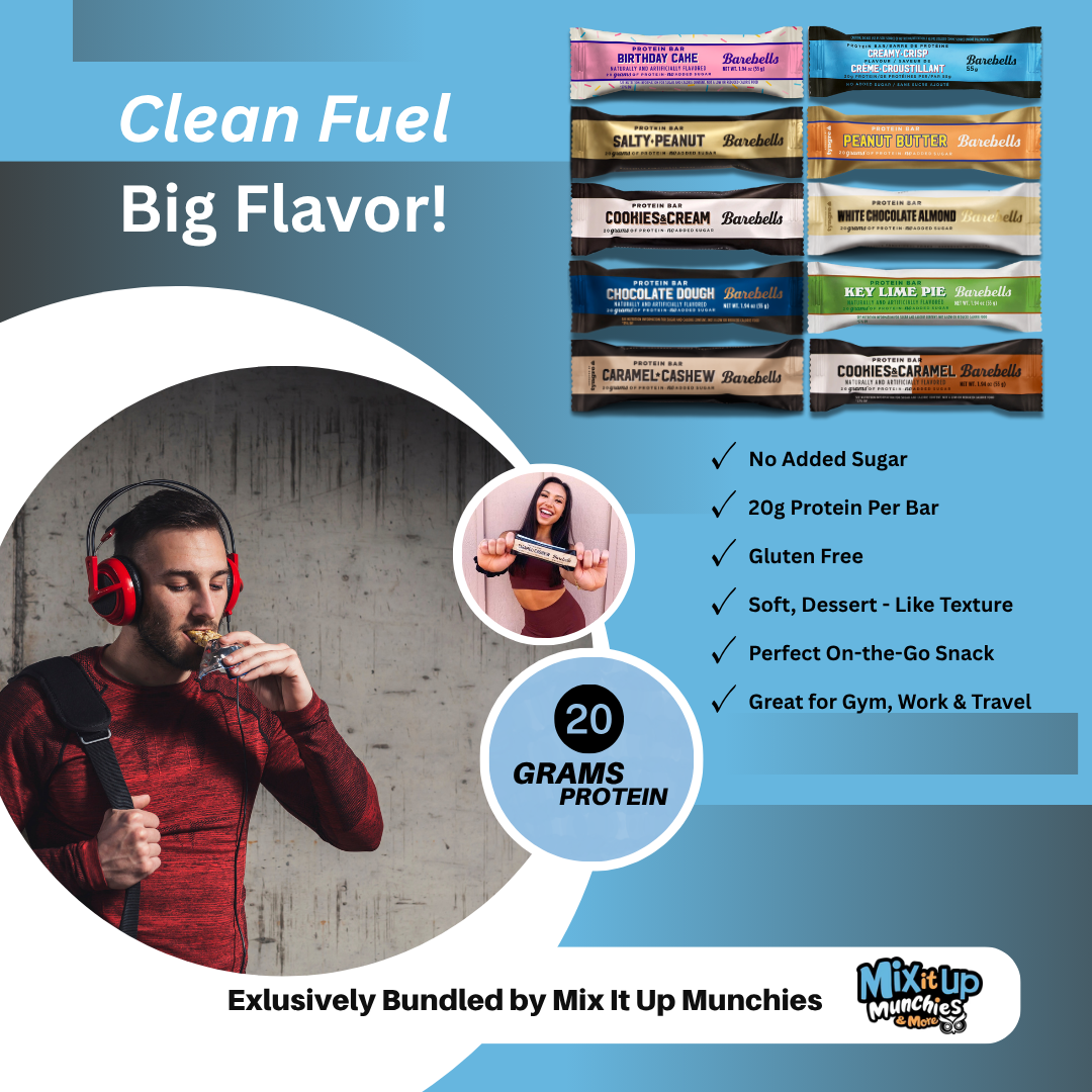 Barebells Protein Bars – Signature Flavor Variety Pack – 10 Bars, 10 Flavors