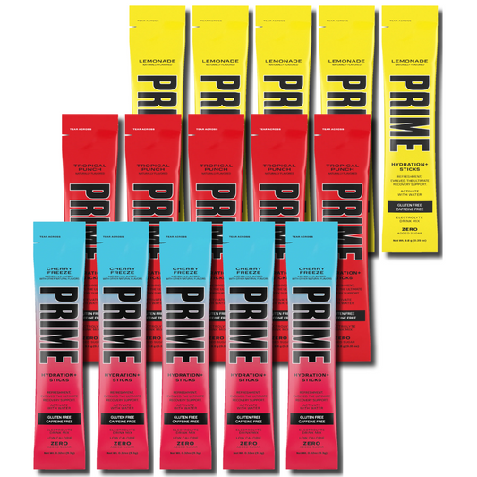 Prime Hydration Sticks – Citrus Crush Variety Pack – 15 Sticks, 3 Flavors