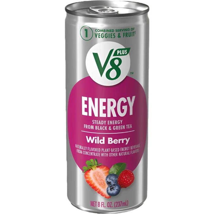 V8 Energy - Wild Berry - Individual Drink – Mix It Up Munchies & More