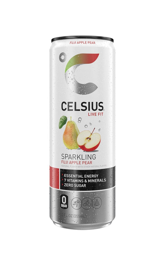 Celsius Sparkling Energy Drink - Fuji Apple Pear (12 oz)