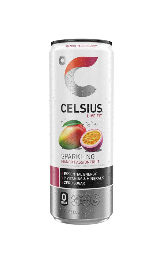 Celsius Sparkling Energy Drink - Mango Passionfruit (12 oz)