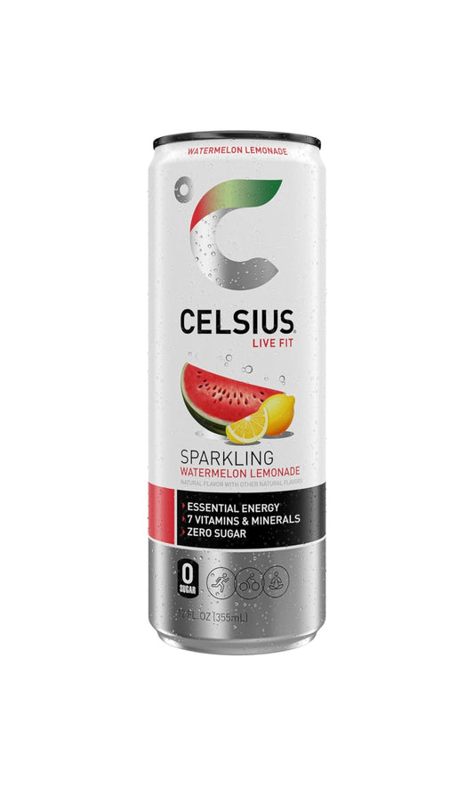 Celsius Sparkling Energy Drink - Watermelon Lemonade (12 oz)