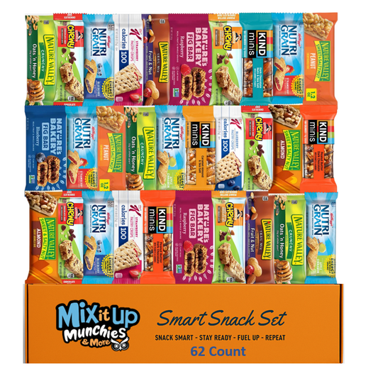 Snack Bar Variety Box – 62 Count Assortment