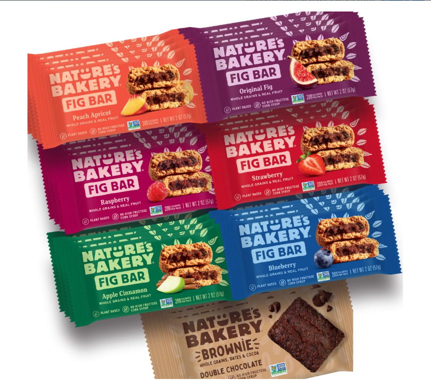Nature’s Bakery Whole Wheat Fig Bars – Real Fruit Variety Pack – 28 Twin Packs, 7 Flavors