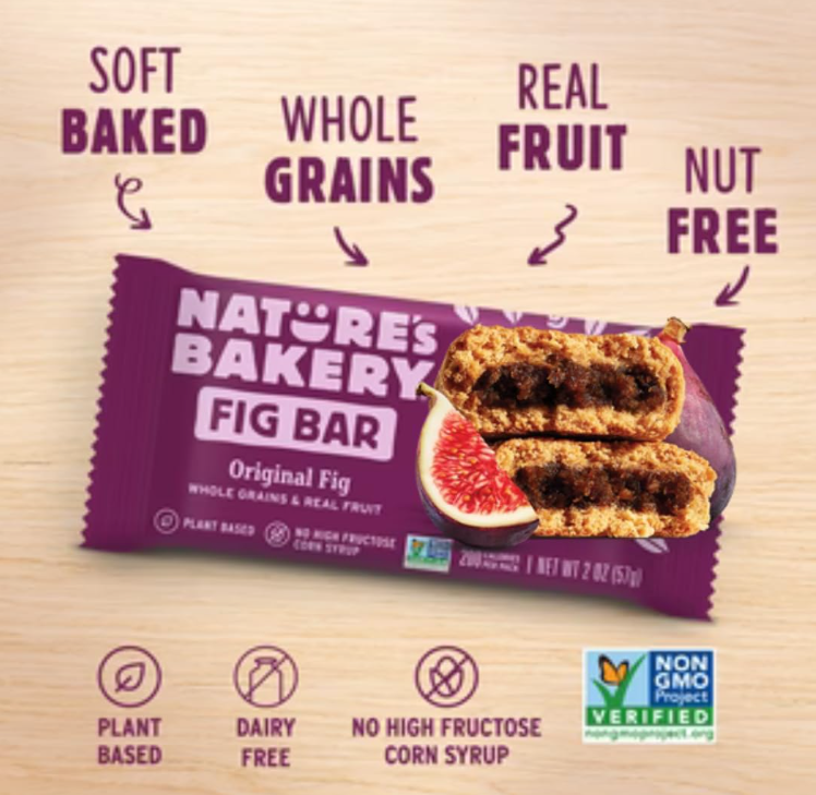 Nature’s Bakery Whole Wheat Fig Bars – Real Fruit Variety Pack – 36 Twin Packs, 9 Flavors