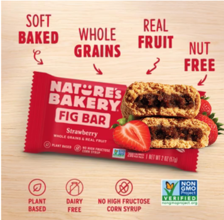 Nature’s Bakery Whole Wheat Fig Bars – Real Fruit Variety Pack – 36 Twin Packs, 9 Flavors