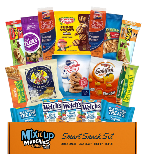 Snack Variety Pack – Assorted Crackers, Granola Bars, Breakfast Bars, Cookies, Candy & Fruit Snacks