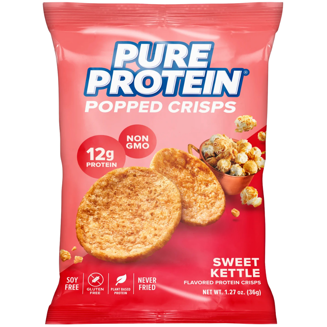 Pure Protein Popped Crisps – Sweet Kettle – Single Bag