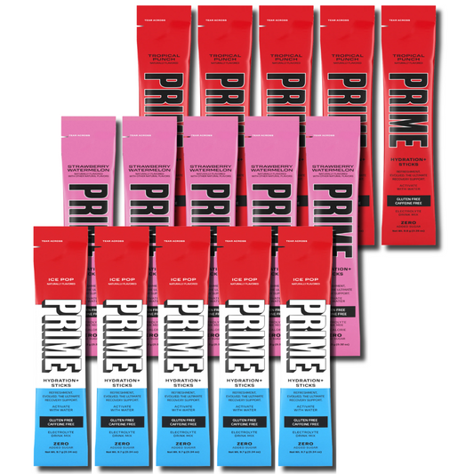 Prime Hydration Sticks – Top Picks Variety Pack – 15 Sticks, 3 Flavors