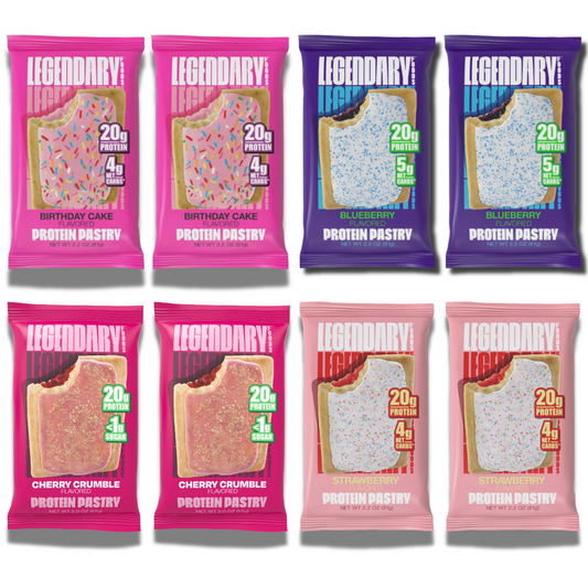 Legendary Protein Pastries – Fruity Favorites Pack – 8 Count (3 Flavors)