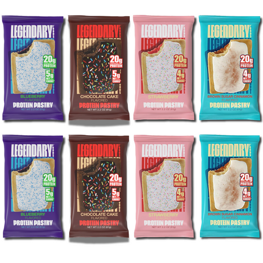 Legendary Protein Pastries – Top Flavors Pack – 8 Count (3 Flavors)