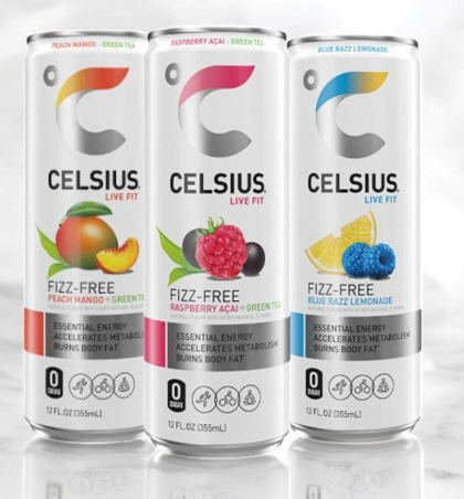 Celsius Fizz-Free Energy Drink Variety Pack - 3 Flavors (6 Drinks, 12 Fl Oz. Each)